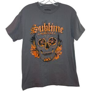 Sublime Long Beach CA Skull Graphic Band Tee Shirt Unisex Medium